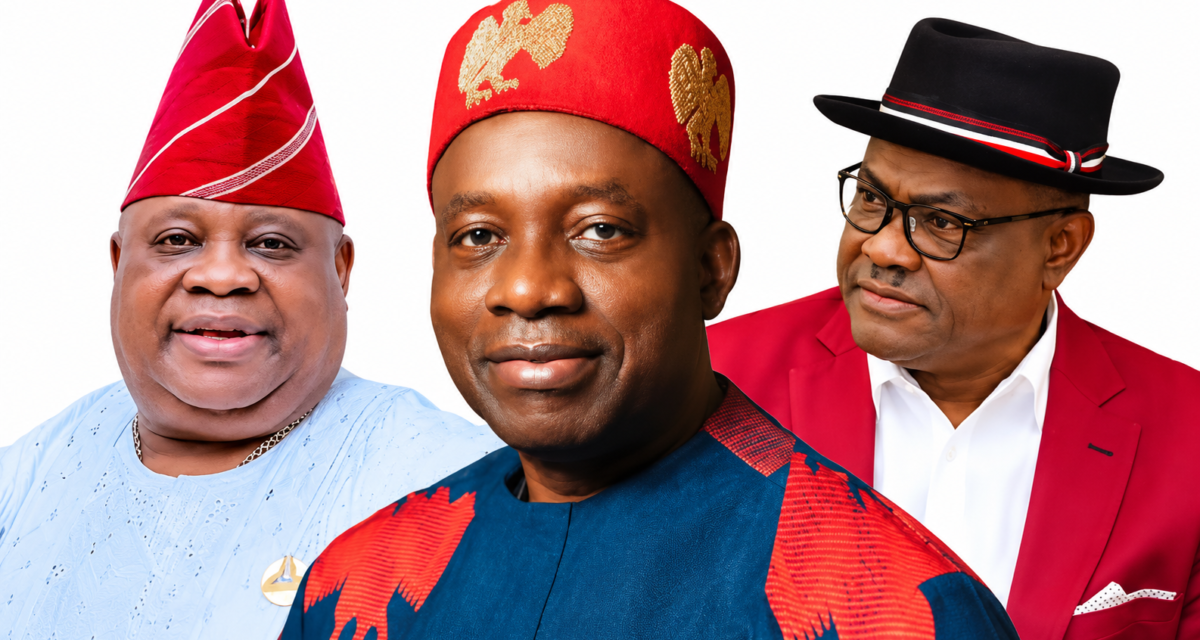 Wike, Adeleke, Soludo named coordinators as APC revises campaign council list for 2027 election