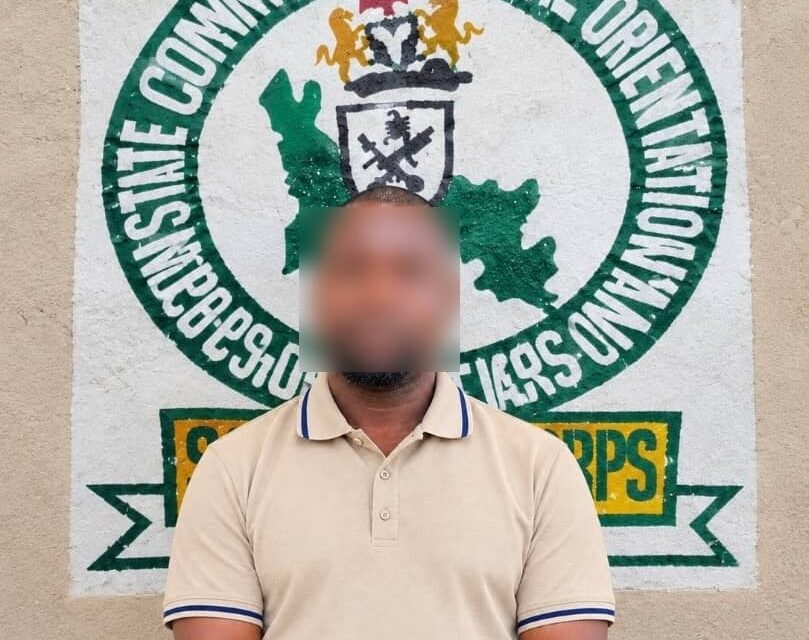 So-Safe Corps arrests 50-year-old man for assaulting woman, daughter in Ogun