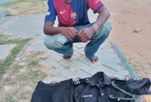 Suspected motorcycle thief impersonating police inspector arrested