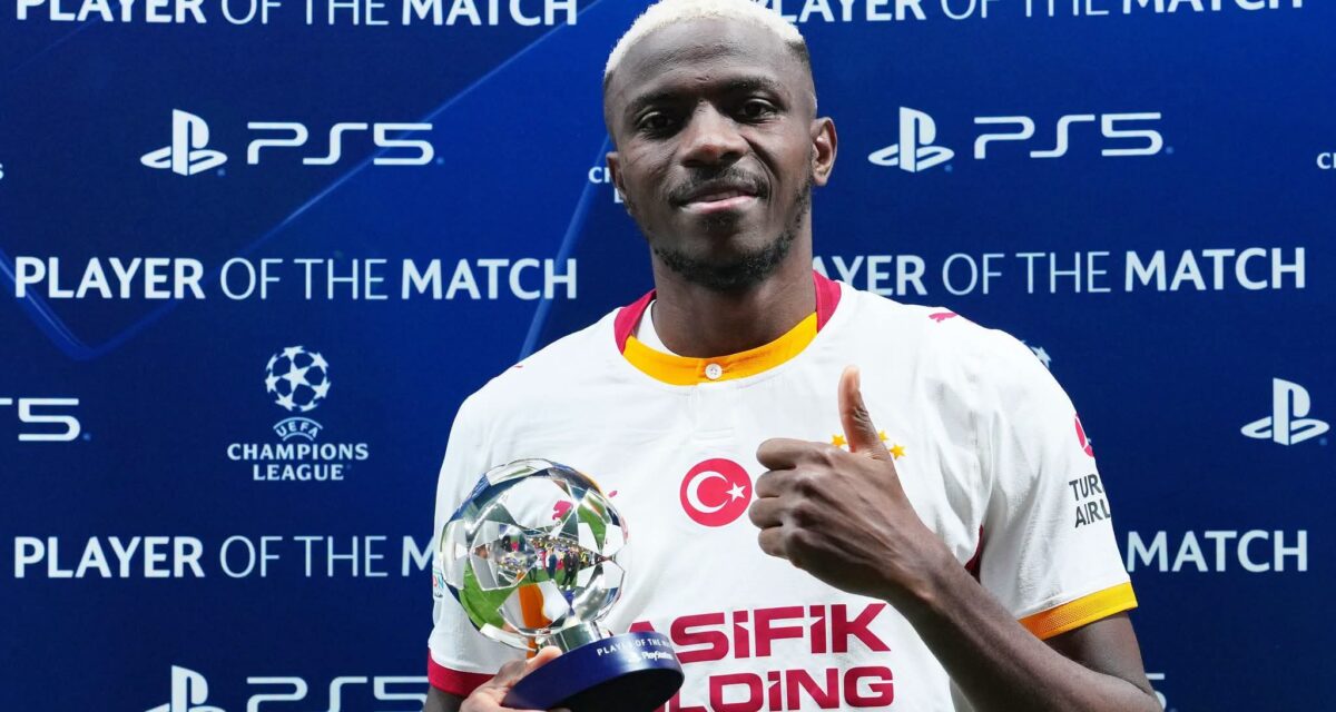 Osimhen fires Galatasaray to first win as Como hand Man United heavy defeat