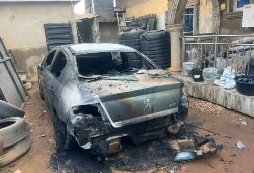 Fallen 33kV power line sparks fire, destroys buildings in Kwara