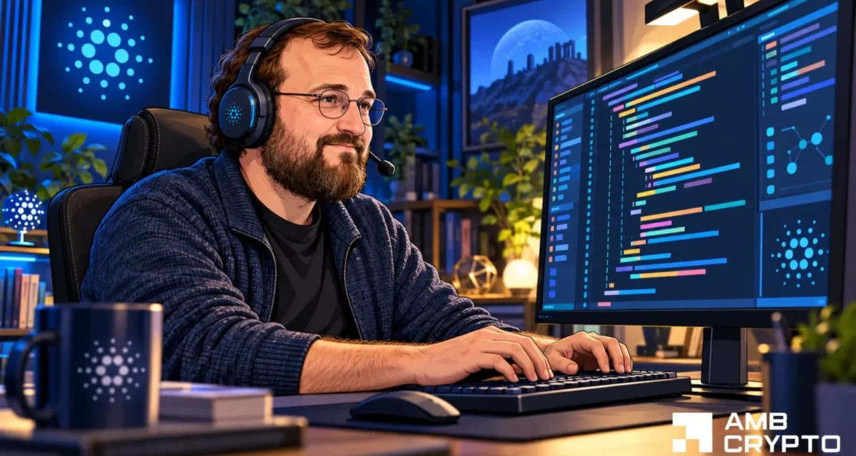 Cardano: Hoskinson reveals new programming language as ADA slips below alt=