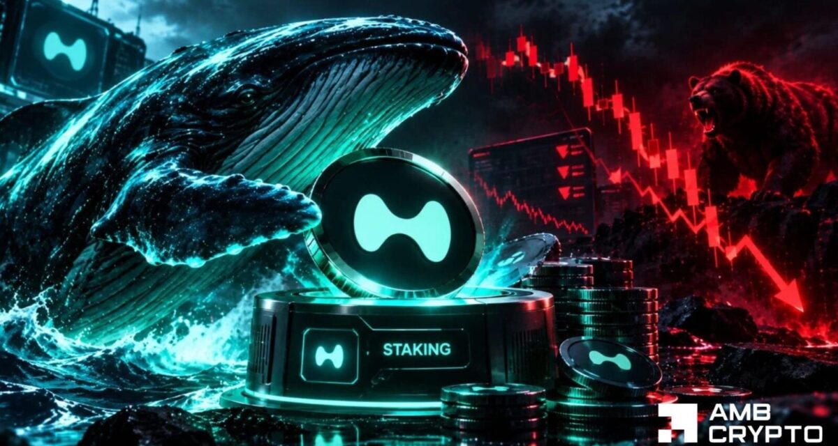 Hyperliquid whale stakes 0M – So why is HYPE still below ?