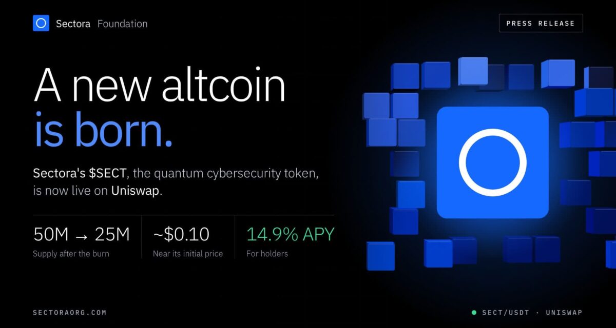 Sectora Foundation Announces Final Testing of Four Products and $SECT Token Availability on Uniswap