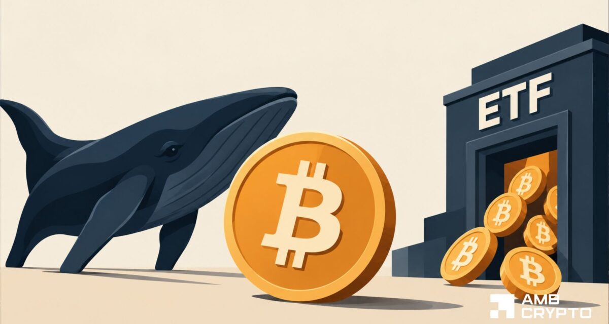 Bitcoin whale accumulation meets 0M in ETF outflows – Is BTC’s recovery at risk?