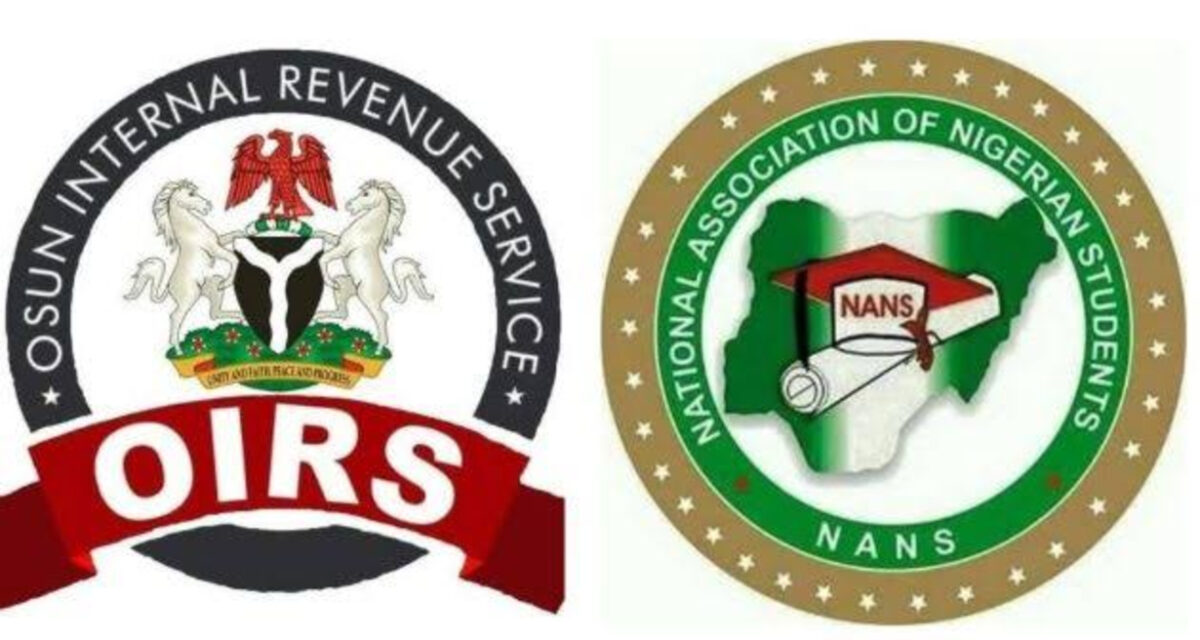 Osun tax row: NANS, OIRS disagree over alleged extortion, double taxation claims