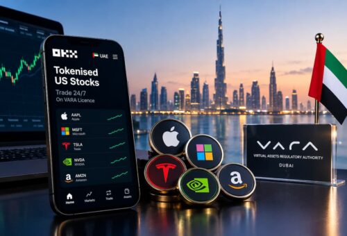 OKX UAE Launches Tokenised US Stocks with 24/7 Trading on VARA Licence