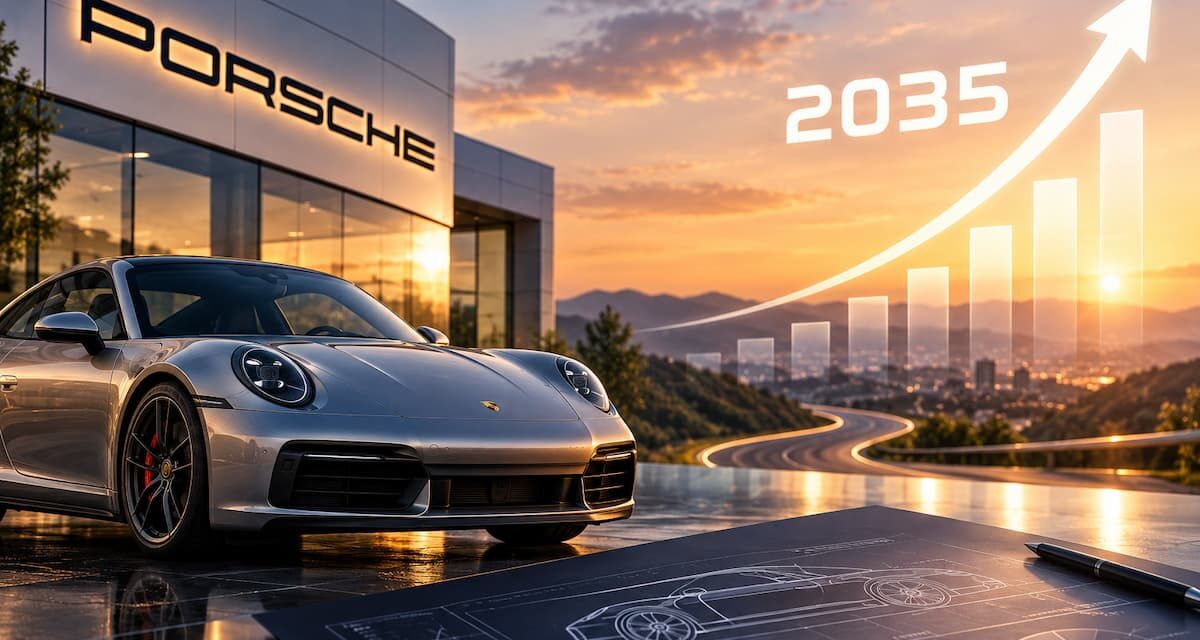 Porsche Targets 15% Operating Margin with 2035 Strategy Reset