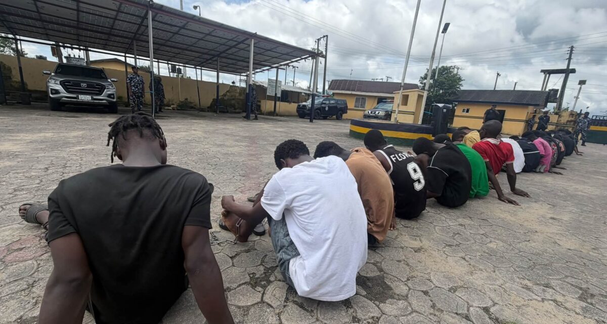Police arrest 23 suspected cultists, recover guns