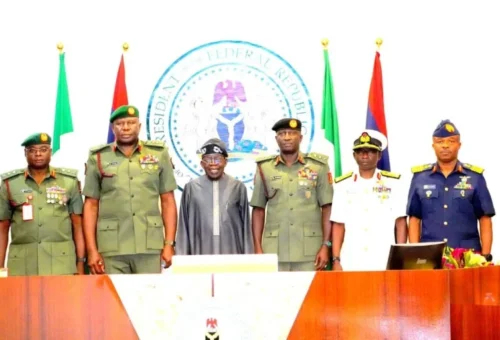 Tinubu Meets CDS, Service Chiefs, Musa, NSA, IG, Gaidam over 2027 Polls Security – THISDAYLIVE