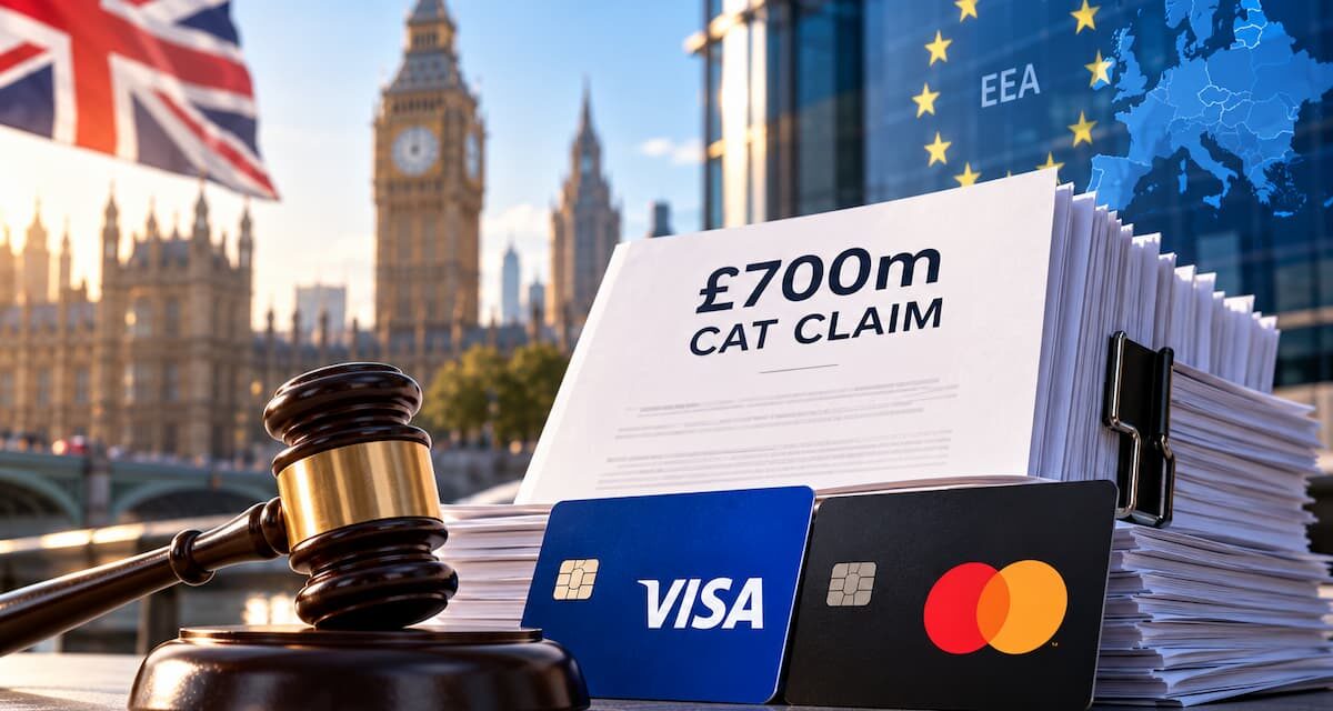 UK Businesses File £700m CAT Claim over Visa and Mastercard EEA Fees