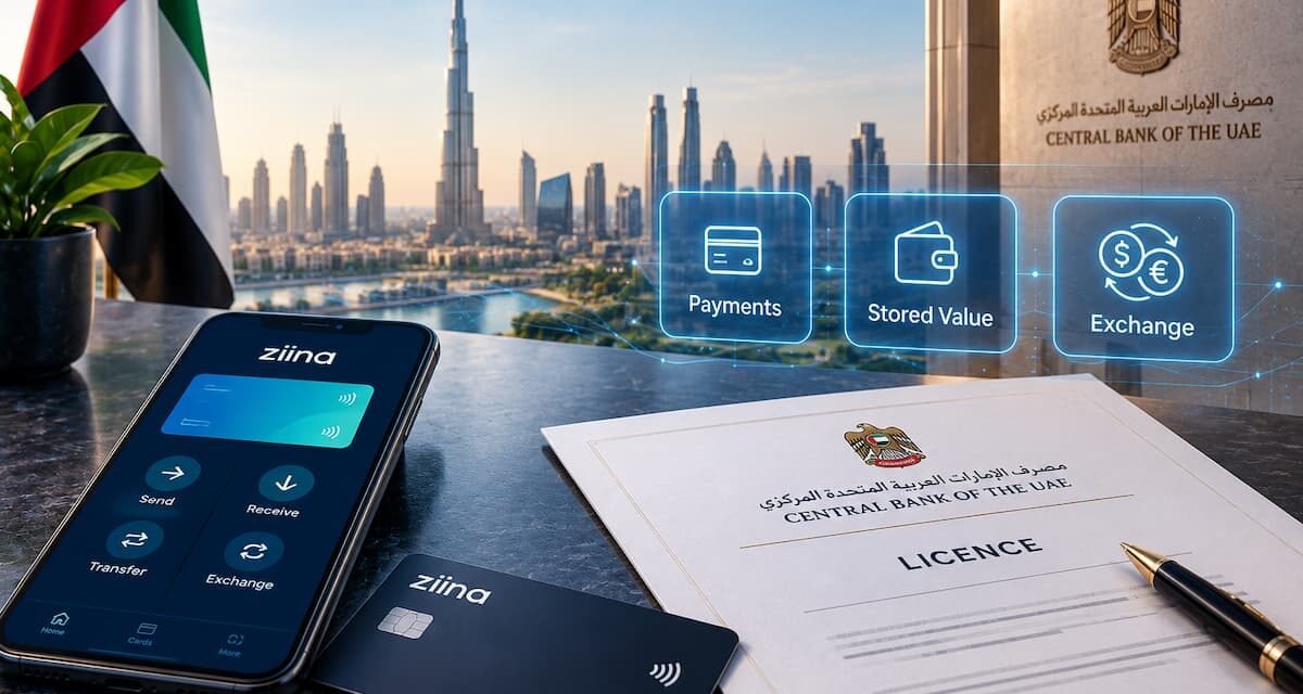 Ziina Secures Triple CBUAE Licensing Across Payments, Stored Value, and Exchange